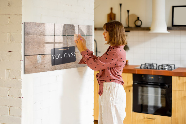 Pizarra magnética de pared con rotulador Tablero creativo para fotos y notas