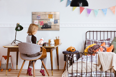 Pizarra magnética de pared con rotulador Tablero creativo para fotos y notas