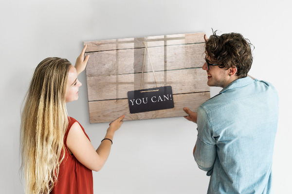 Pizarra magnética de pared con rotulador Tablero creativo para fotos y notas