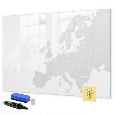 Pizarra magnética de pared con rotulador Póster interactivo para fotos y notas.