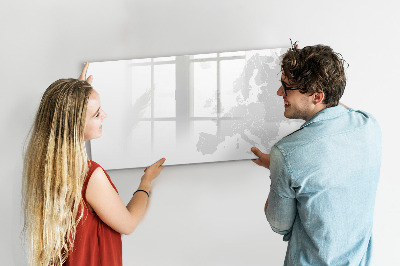 Pizarra magnética de pared con rotulador Póster interactivo para fotos y notas.