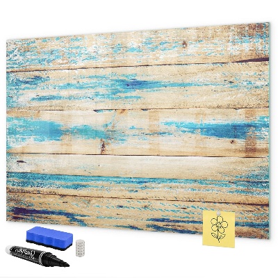Pizarra magnética de pared con rotulador Tablero elegante para fotos y notas.