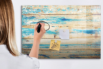 Pizarra magnética de pared con rotulador Tablero elegante para fotos y notas.
