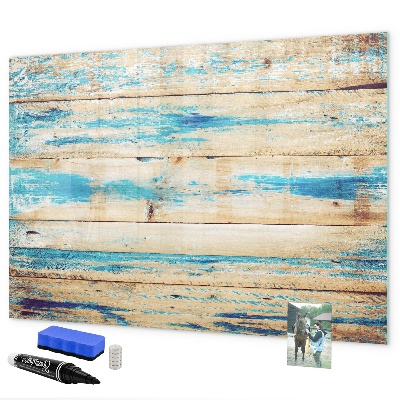 Pizarra magnética de pared con rotulador Tablero elegante para fotos y notas.