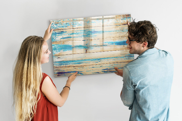 Pizarra magnética de pared con rotulador Tablero elegante para fotos y notas.