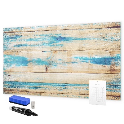 Pizarra magnética de pared con rotulador Tablero elegante para fotos y notas.