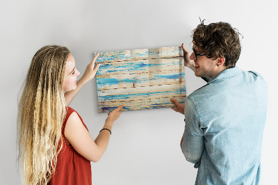 Pizarra magnética de pared con rotulador Tablero elegante para fotos y notas.