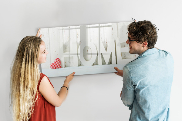 Pizarra borrable de cristal con imanes Decoración de pared con recuerdos personales