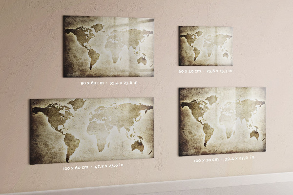Pizarra magnética de pared con rotulador Mapa de recuerdos con fotos personales