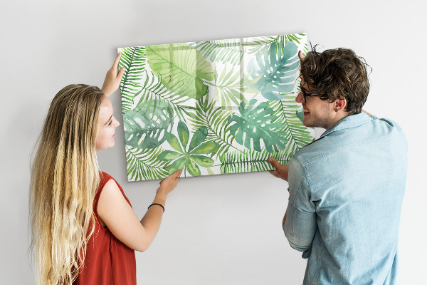Pizarra magnética de pared con rotulador Tablero verde para fotos y notas.