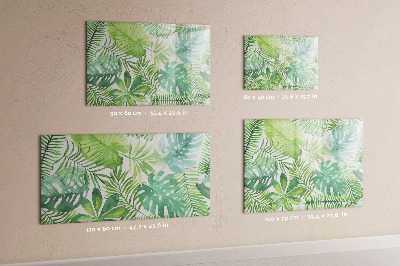 Pizarra magnética de pared con rotulador Tablero verde para fotos y notas.