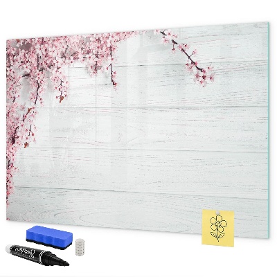 Pizarra magnética de pared con rotulador Un espacio creativo para presentar fotografías