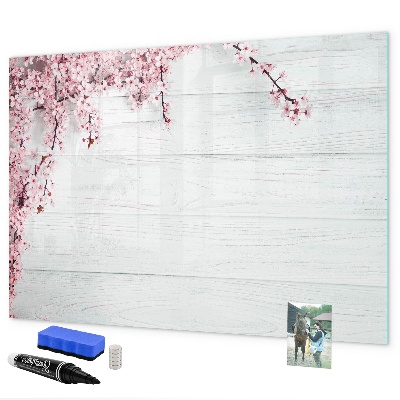 Pizarra magnética de pared con rotulador Un espacio creativo para presentar fotografías