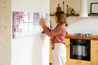 Pizarra magnética de pared con rotulador Un espacio creativo para presentar fotografías