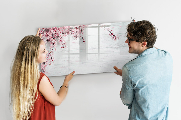 Pizarra magnética de pared con rotulador Un espacio creativo para presentar fotografías