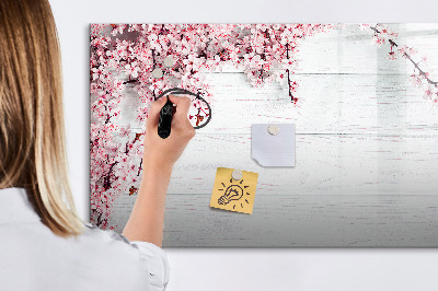 Pizarra magnética de pared con rotulador Un espacio creativo para presentar fotografías