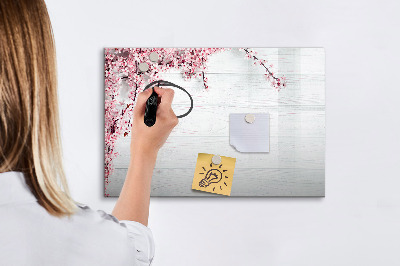 Pizarra magnética de pared con rotulador Un espacio creativo para presentar fotografías