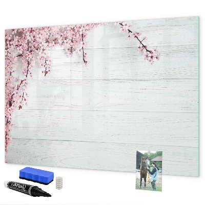 Pizarra magnética de pared con rotulador Un espacio creativo para presentar fotografías