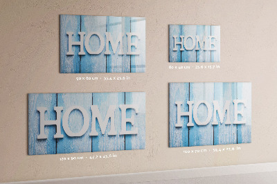 Pizarra borrable de cristal con imanes Decoración de pared con temática del hogar