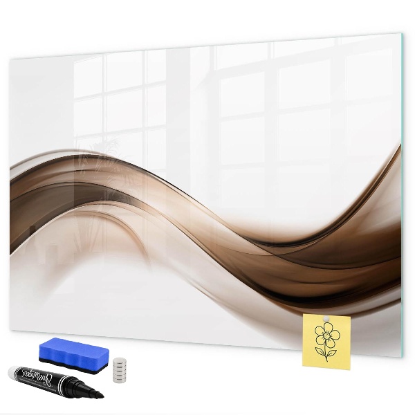 Pizarra magnética de pared con rotulador Tablero de exhibición de fotos moderno