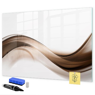 Pizarra magnética de pared con rotulador Tablero de exhibición de fotos moderno
