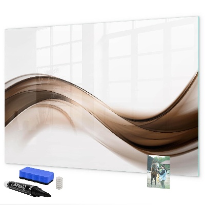 Pizarra magnética de pared con rotulador Tablero de exhibición de fotos moderno