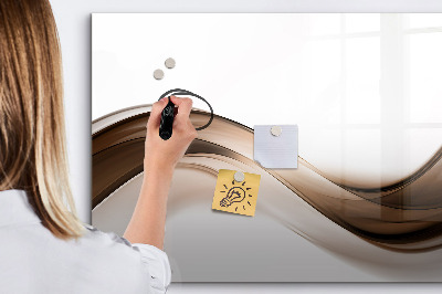 Pizarra magnética de pared con rotulador Tablero de exhibición de fotos moderno