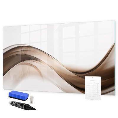Pizarra magnética de pared con rotulador Tablero de exhibición de fotos moderno