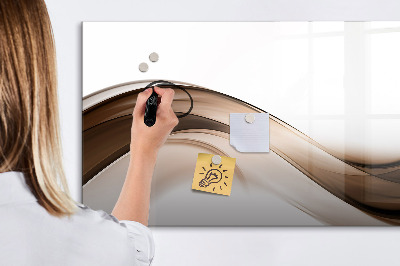 Pizarra magnética de pared con rotulador Tablero de exhibición de fotos moderno