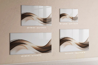 Pizarra magnética de pared con rotulador Tablero de exhibición de fotos moderno