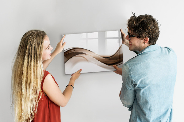 Pizarra magnética de pared con rotulador Tablero de exhibición de fotos moderno