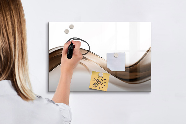 Pizarra magnética de pared con rotulador Tablero de exhibición de fotos moderno
