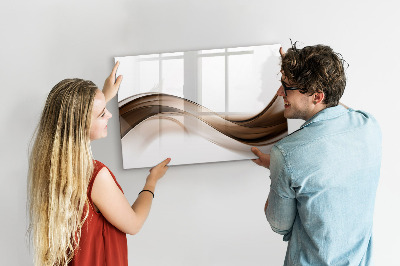 Pizarra magnética de pared con rotulador Tablero de exhibición de fotos moderno