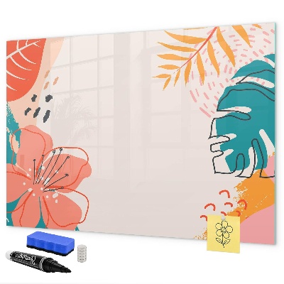 Pizarra magnética de pared con rotulador Tablero de recuerdos creativos
