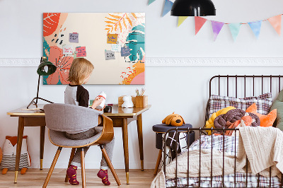 Pizarra magnética de pared con rotulador Tablero de recuerdos creativos