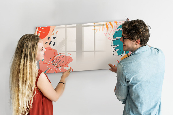 Pizarra magnética de pared con rotulador Tablero de recuerdos creativos