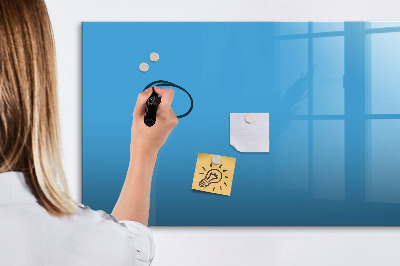 Pizarra magnética de pared con rotulador Un tablero colorido para notas y fotos.