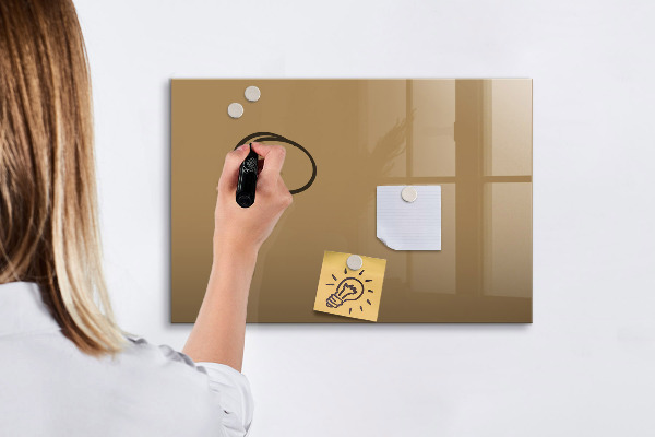 Pizarra magnética de pared con rotulador Tablero de notas y fotos