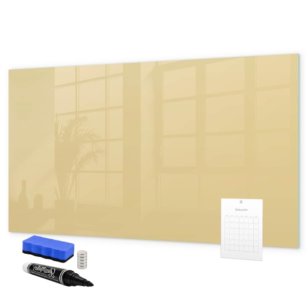 Pizarra magnética de pared con rotulador Un lugar acogedor para recuerdos y notas.