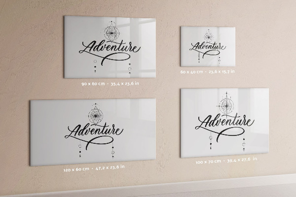 Pizarra magnética de pared con rotulador Tablero moderno para fotos y notas.