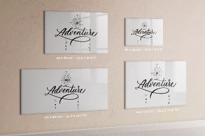 Pizarra magnética de pared con rotulador Tablero moderno para fotos y notas.
