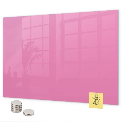 Pizarra magnética de cristal Rosa