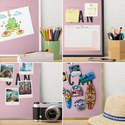 Pizarra magnética de pared en color oro Motivación cada día