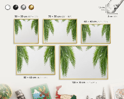 Pizarra magnética de pared en color oro Naturaleza exótica