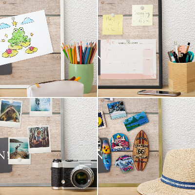 Pizarra magnética de pared en color oro Motivación cada día