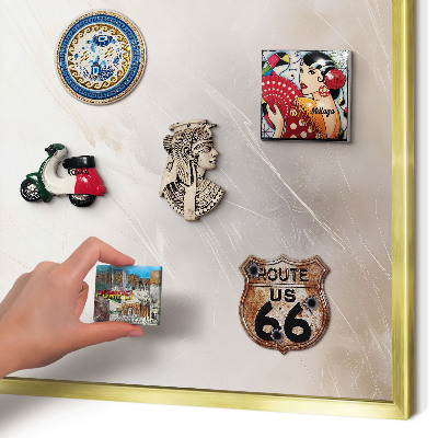 Pizarra magnética de pared en color oro Suave ligereza