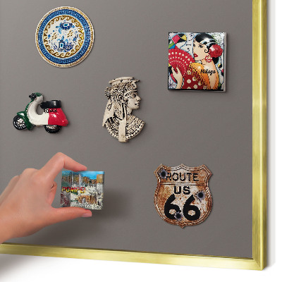 Pizarra magnética de pared en color oro Gris oscuro