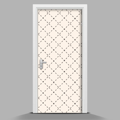 Papel para forrar puerta Cuadrados discontinuos