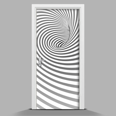 Papel adhesivo para puerta Espiral