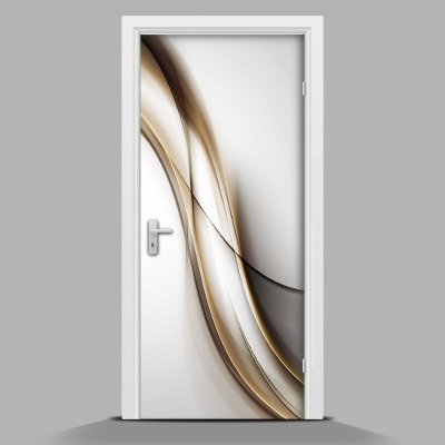 Papel adhesivo para puerta Abstracción